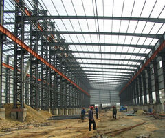 Montam panouri sandwich / constructii metalice
