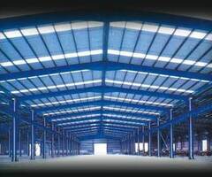 Montam panouri sandwich / constructii metalice
