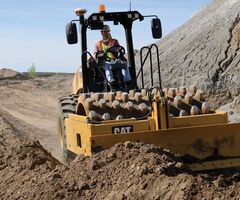 Inchiriem: macara/le, cilindru compactor,buldozere,excavatii-Bucuresti - 6